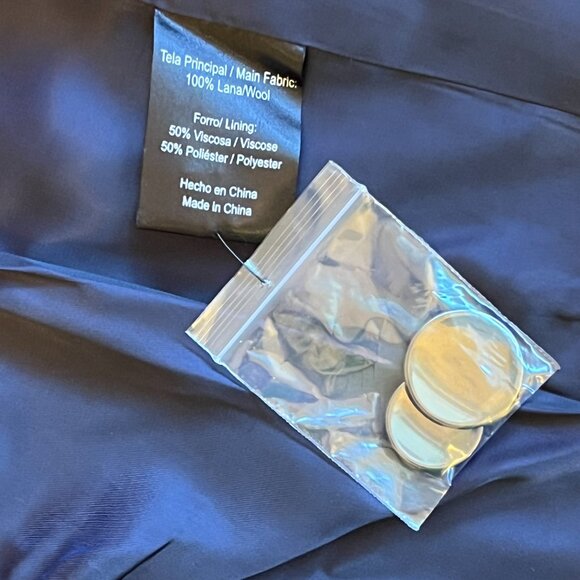 Serrano Soft Wool Coat - Navy, Large - NWT - Picture 6 of 8